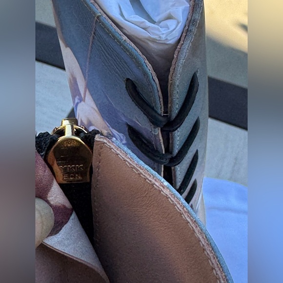 Balmain Multicolor Artistic Print Heeled Uria Boots - Picture 12 of 16